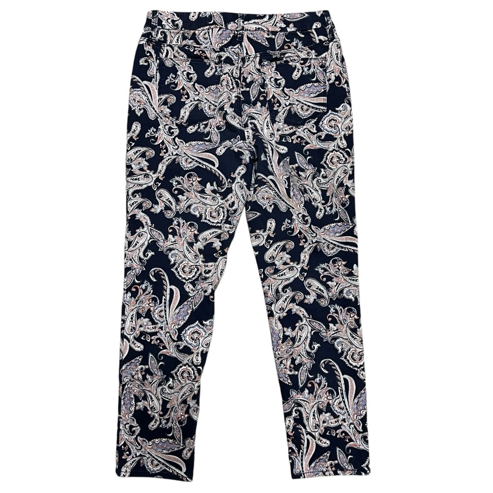 Chico’s Paisley Ankle Crop Pants Size Small (4) - Picture 2 of 5